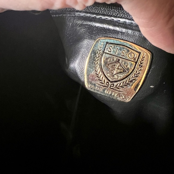 SALE ✨ Authentic SISO Italy Vintage Green Leather GM Large Satchel Travel Bag - Picture 3 of 13